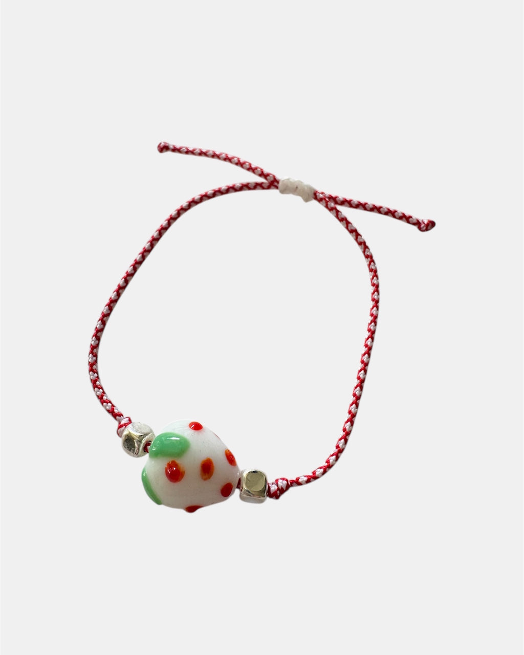 Μαρτάκι Χειροποίητο με Γυάλινη Φράουλα