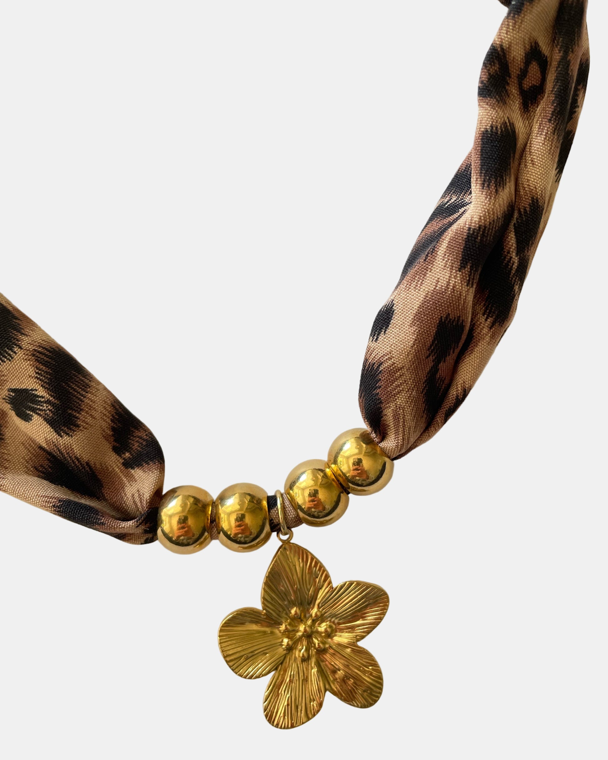 Χειροποίητο Γυναικείο Κολιέ Λεοπάρ