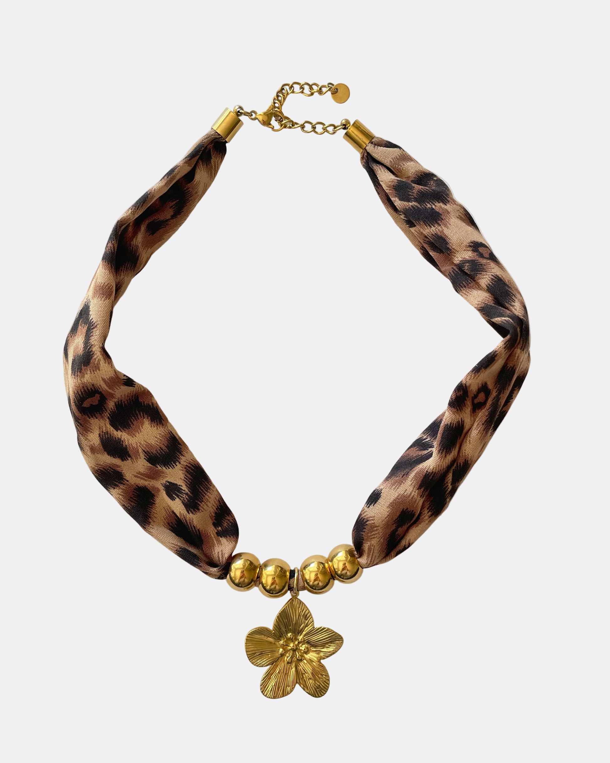 Χειροποίητο Γυναικείο Κολιέ Λεοπάρ