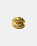 Gold open ring elegant minimalist jewelry design
