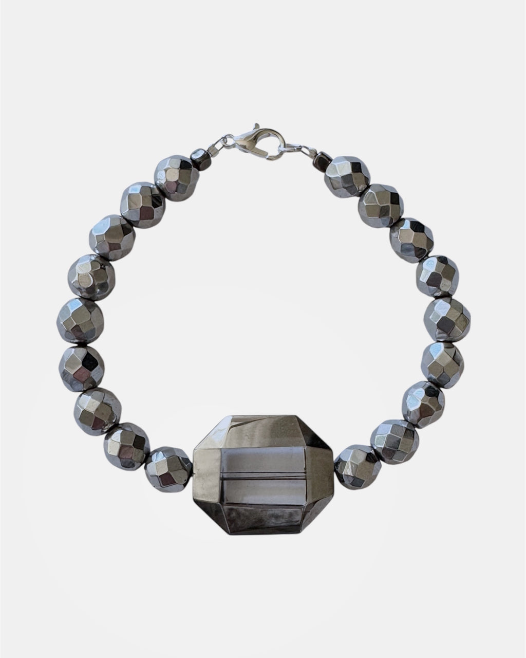 Μαύρο βραχιόλι με γυάλινες χάντρες, γυναικείο χειροποίητο κόσμημα.