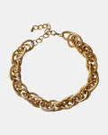 Necklace with gold chunky chain design