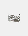 Silver open ring elegant minimalist jewelry design