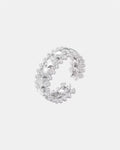 Silver women’s ring with stars elegant celestial jewelry design