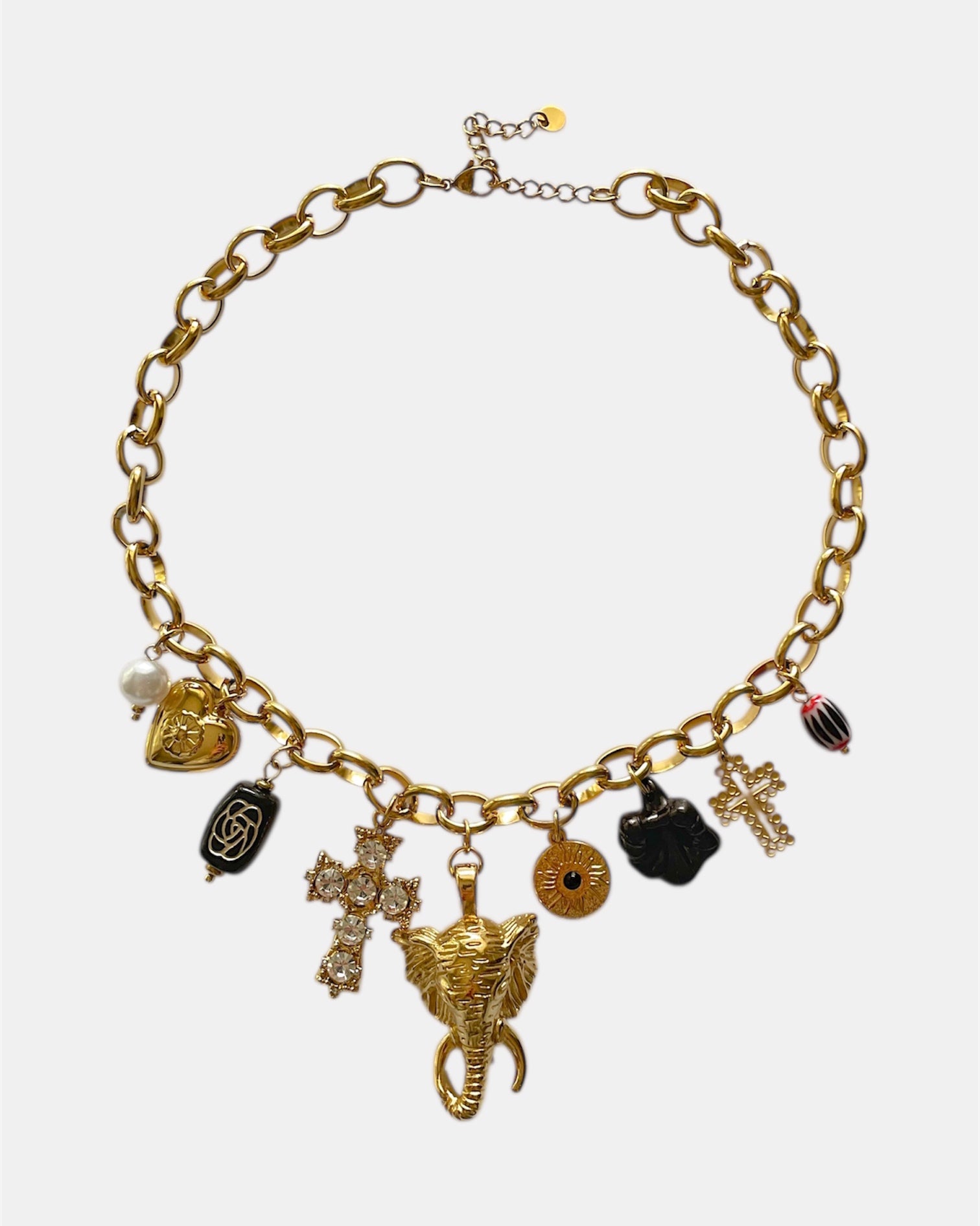 Χειροποίητο γυναικείο χρυσό κολιέ αλυσίδα από ανοξείδωτο ατσάλι, με κομψό και μοντέρνο σχεδιασμό κατάλληλο για κάθε εμφάνιση.